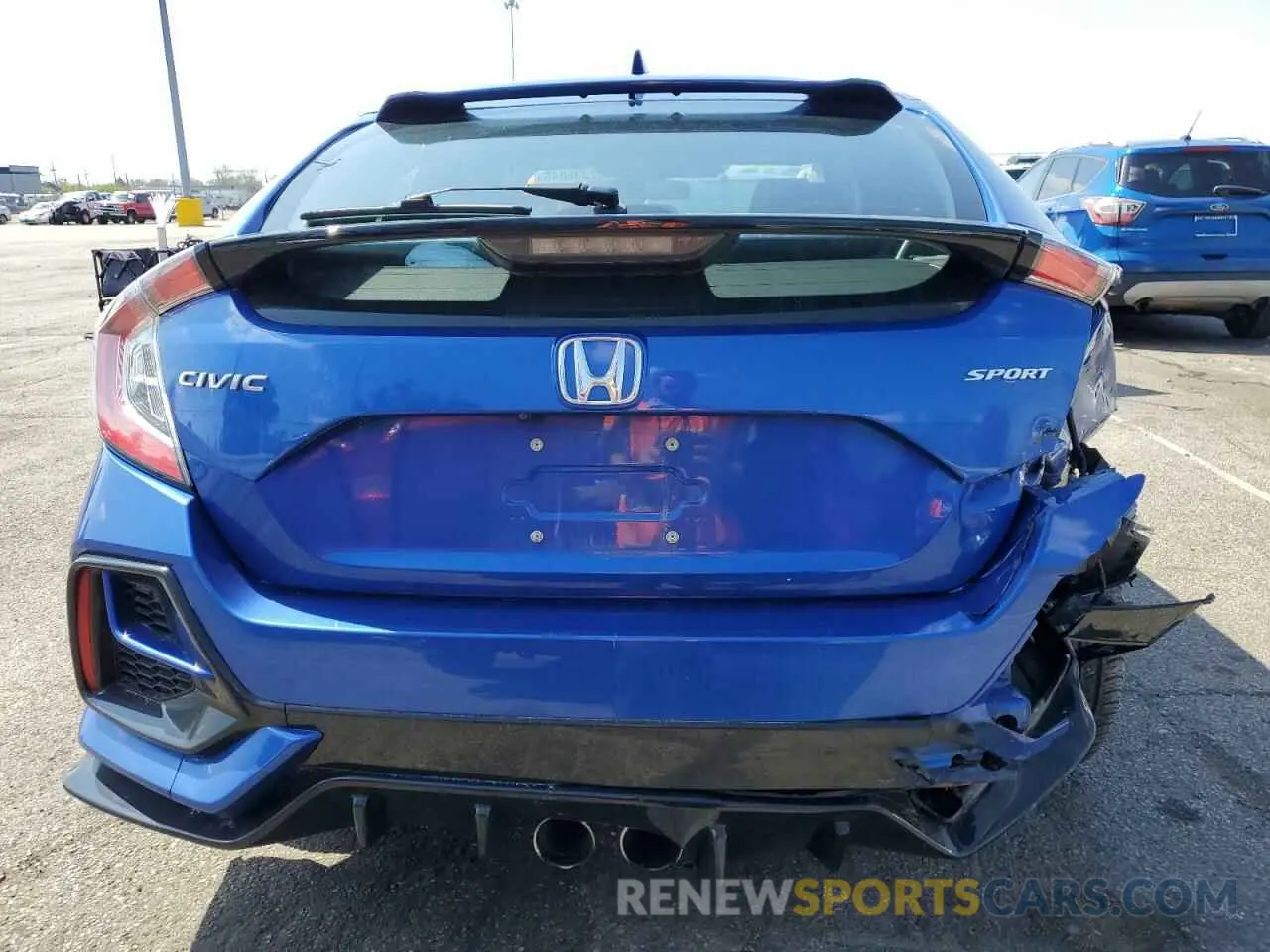 6 fotografías del automóvil dañado SHHFK7H4XLU201462 HONDA CIVIC 2020