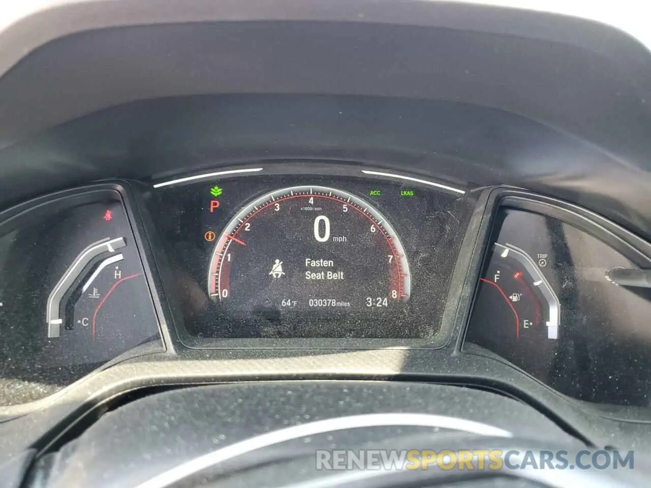 9 fotografías del automóvil dañado SHHFK7H4XLU201462 HONDA CIVIC 2020