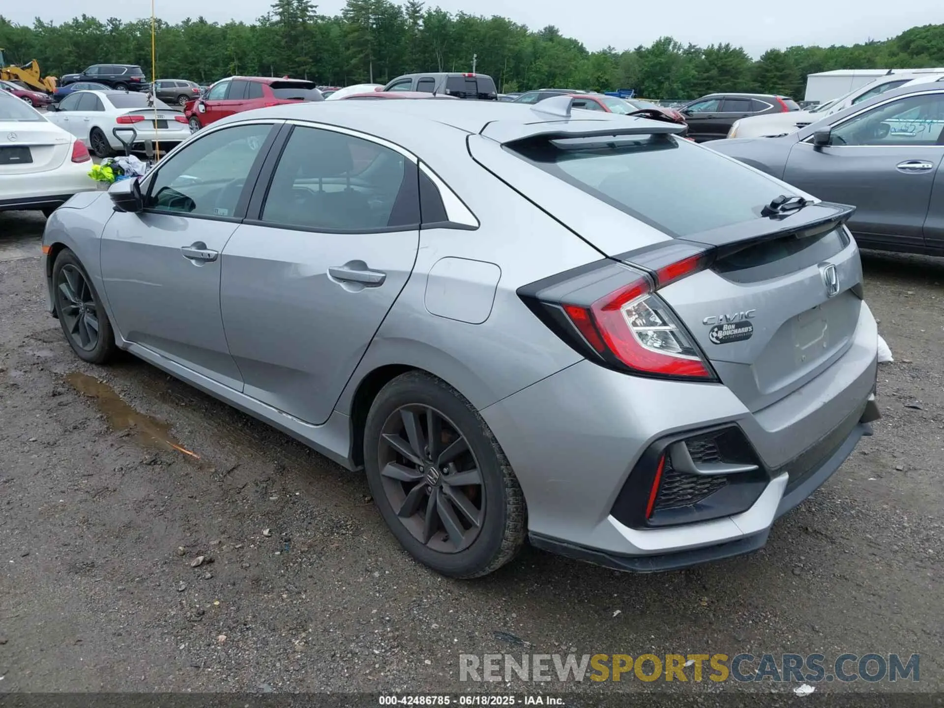 3 fotografías del automóvil dañado SHHFK7H60LU402613 HONDA CIVIC 2020