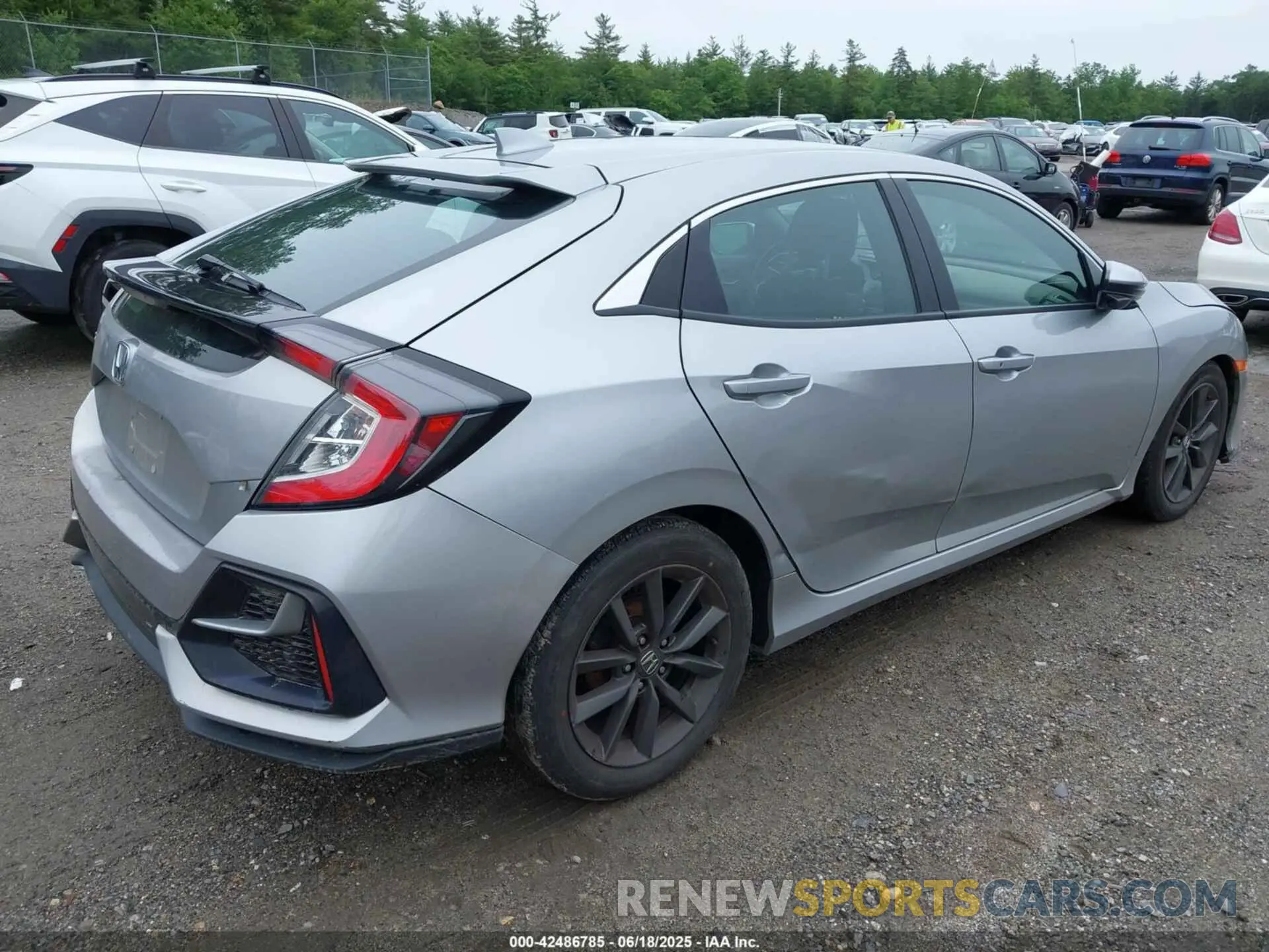 4 fotografías del automóvil dañado SHHFK7H60LU402613 HONDA CIVIC 2020