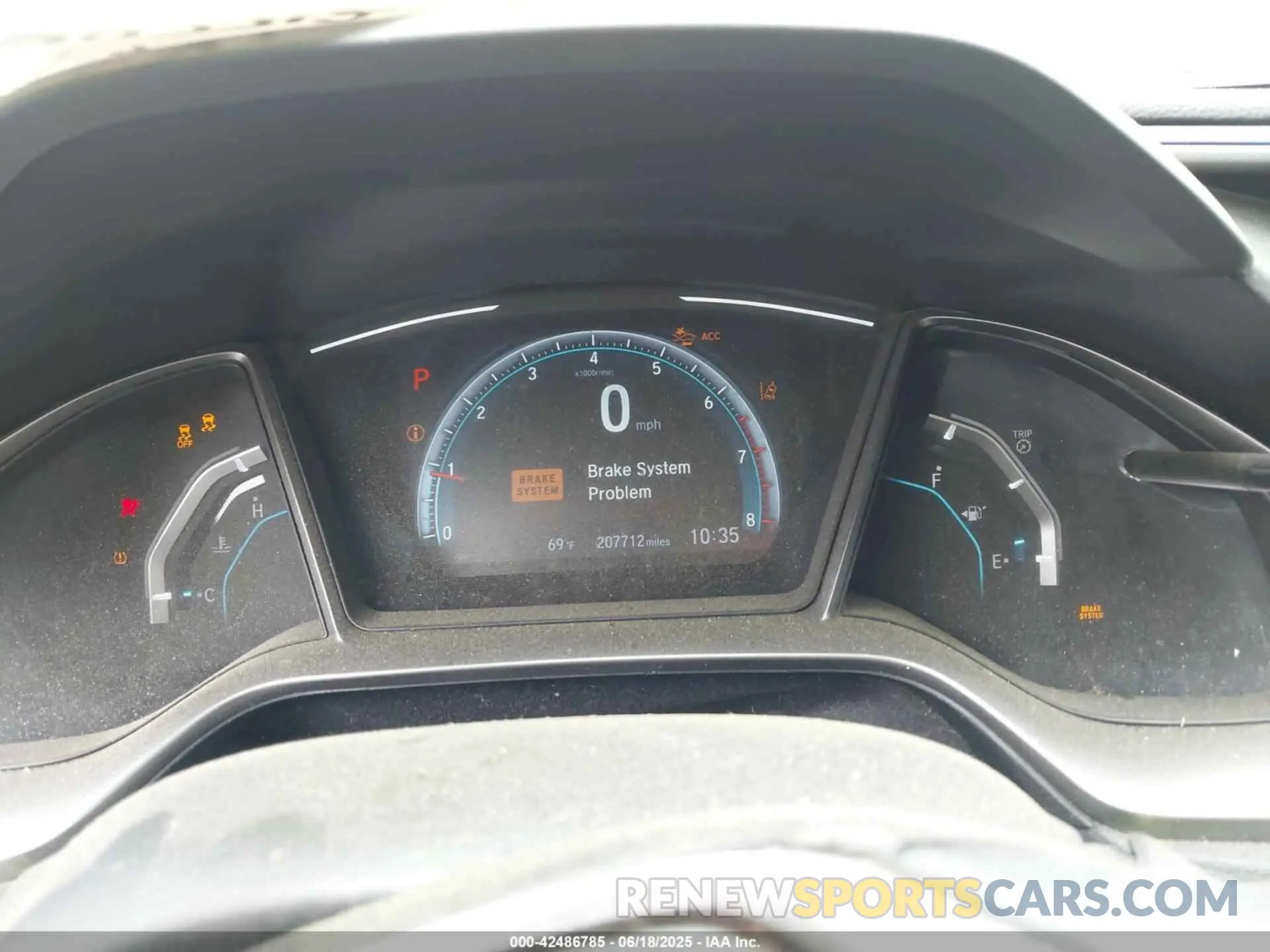 7 fotografías del automóvil dañado SHHFK7H60LU402613 HONDA CIVIC 2020
