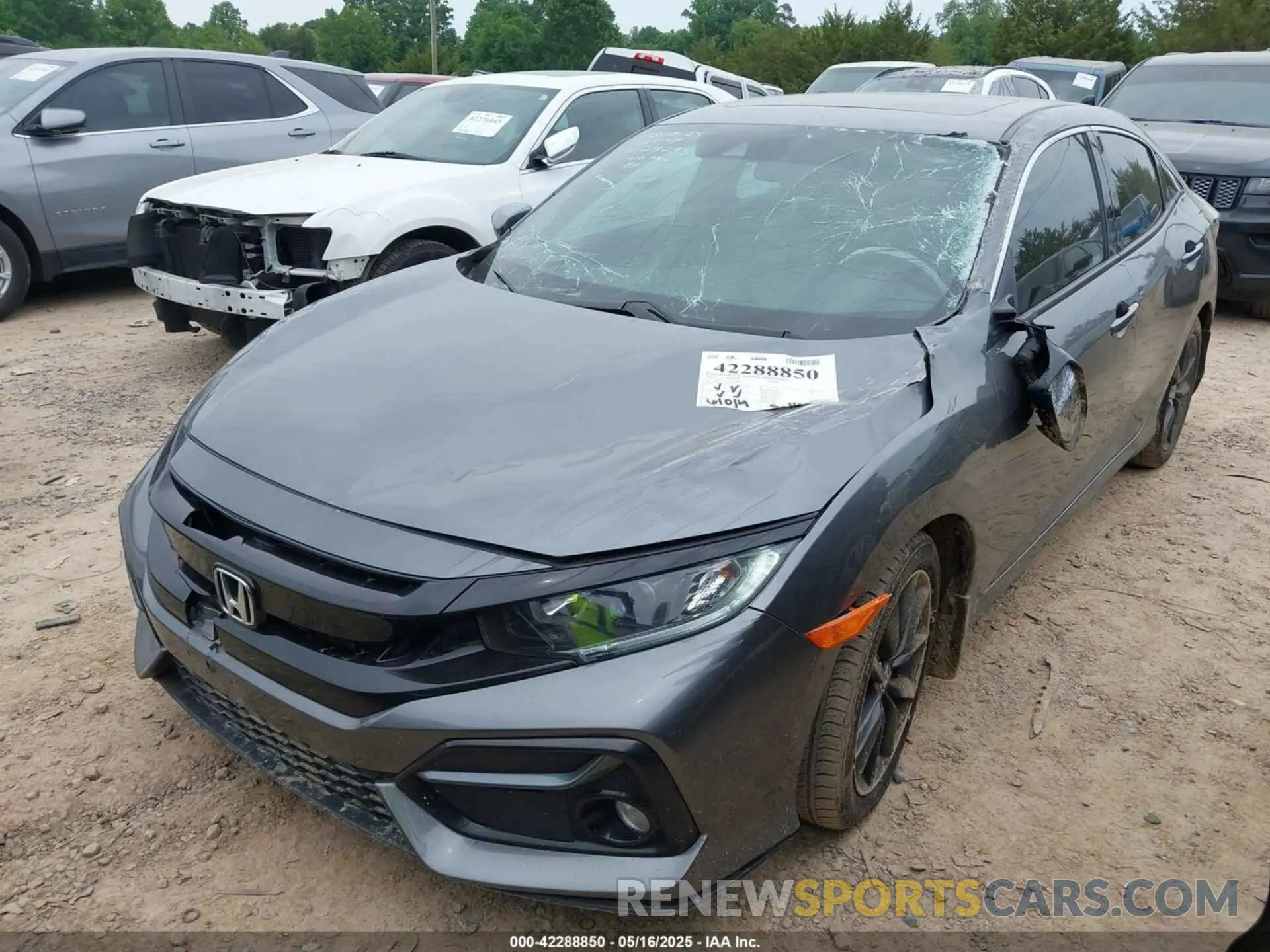 2 fotografías del automóvil dañado SHHFK7H61LU218295 HONDA CIVIC 2020