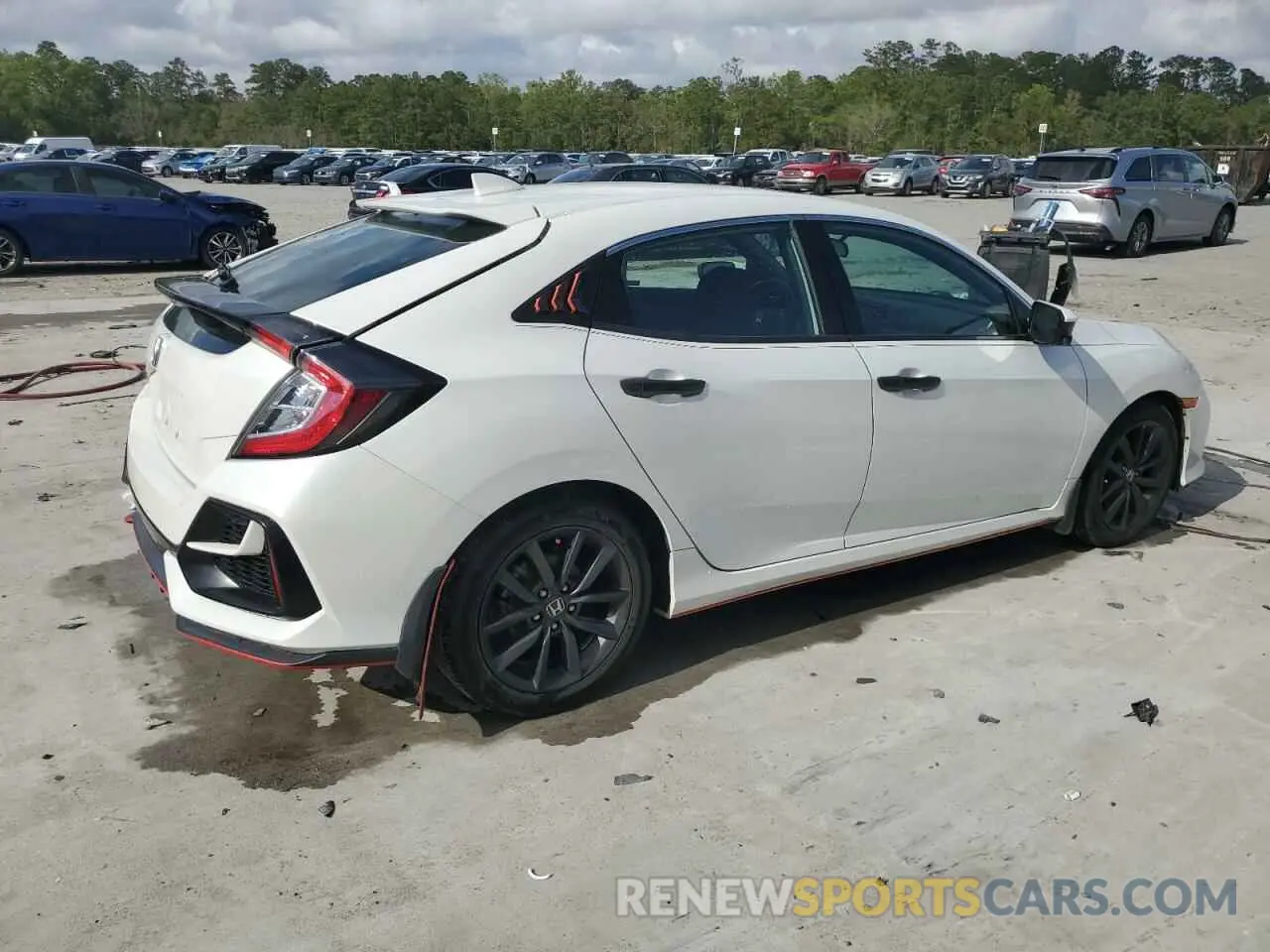 3 fotografías del automóvil dañado SHHFK7H62LU203773 HONDA CIVIC 2020