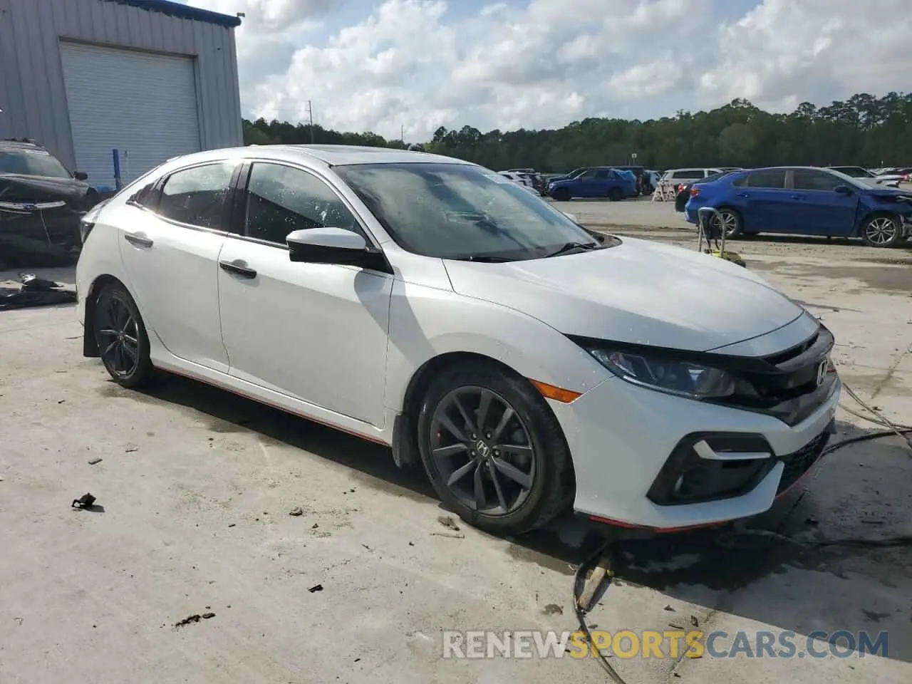 4 fotografías del automóvil dañado SHHFK7H62LU203773 HONDA CIVIC 2020