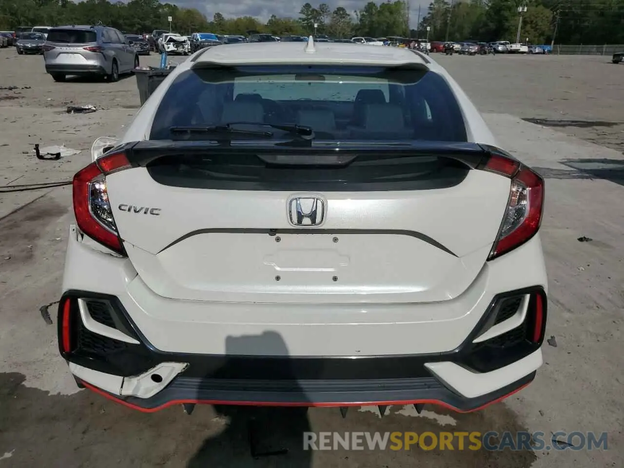 6 fotografías del automóvil dañado SHHFK7H62LU203773 HONDA CIVIC 2020