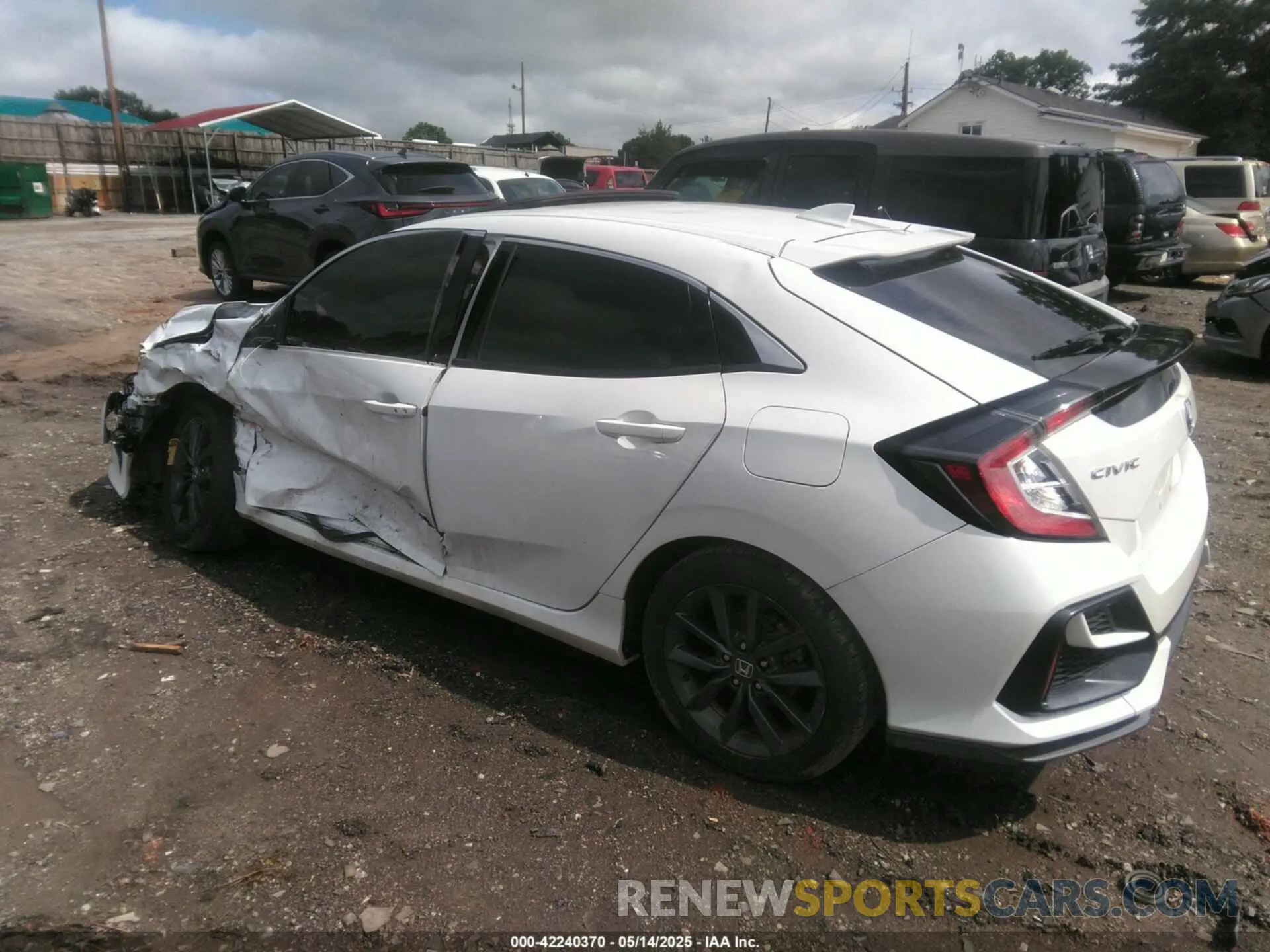 3 fotografías del automóvil dañado SHHFK7H63LU202468 HONDA CIVIC 2020