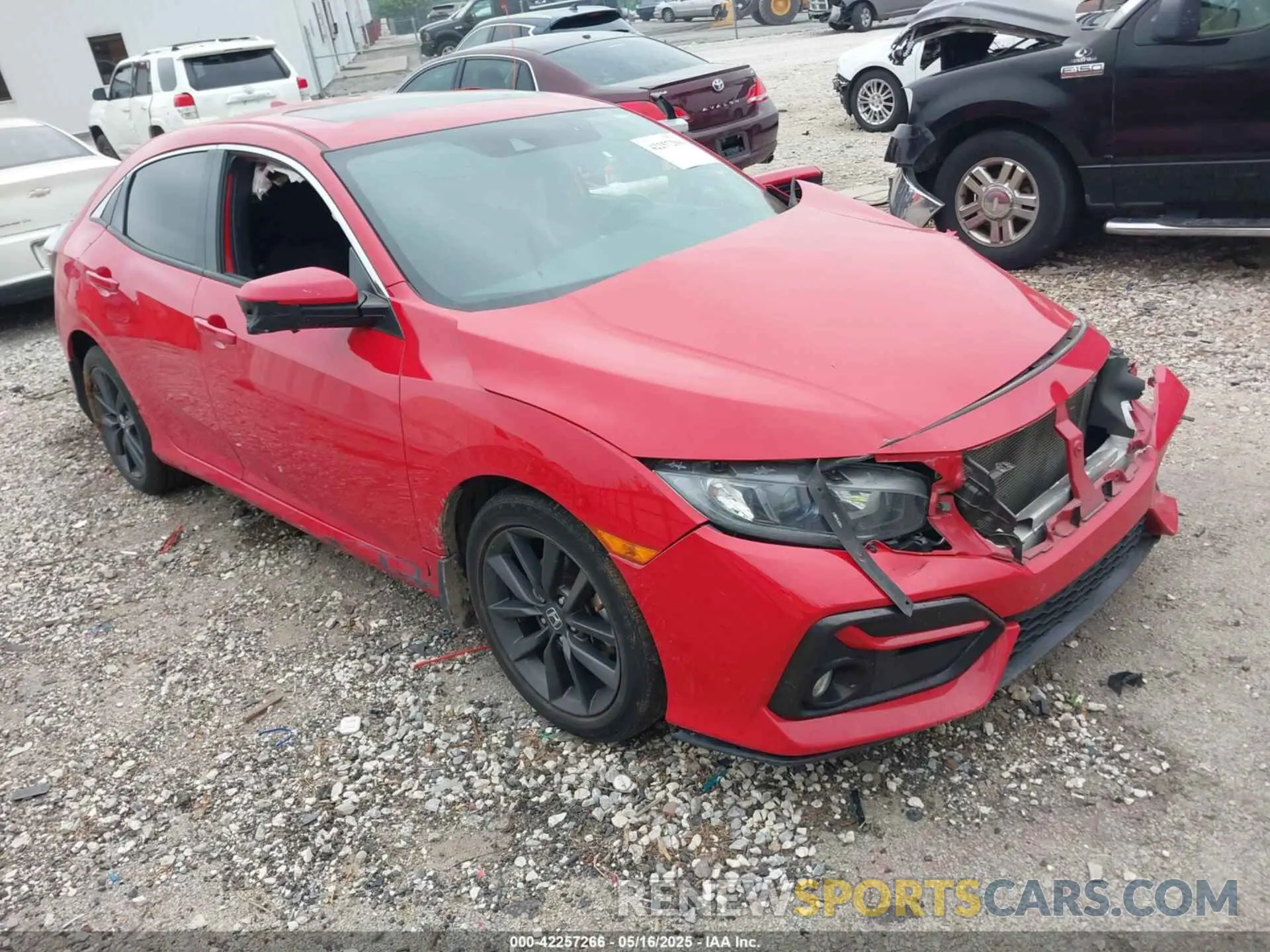 1 fotografías del automóvil dañado SHHFK7H64LU209137 HONDA CIVIC 2020