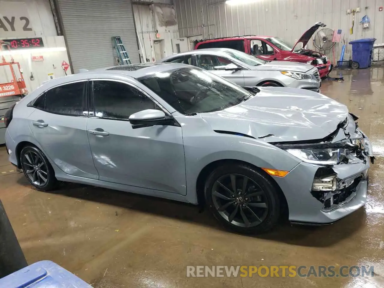 4 fotografías del automóvil dañado SHHFK7H64LU224754 HONDA CIVIC 2020