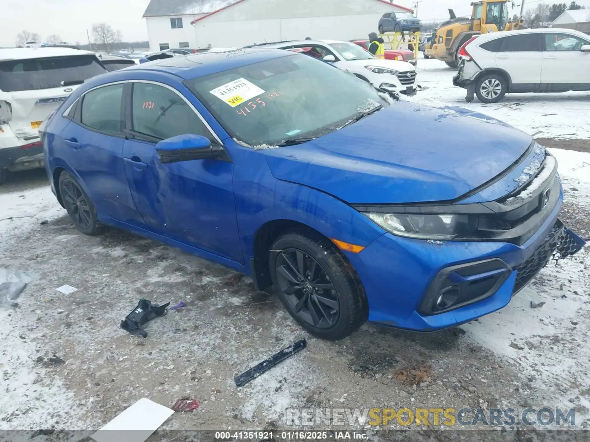 1 fotografías del automóvil dañado SHHFK7H64LU406518 HONDA CIVIC 2020