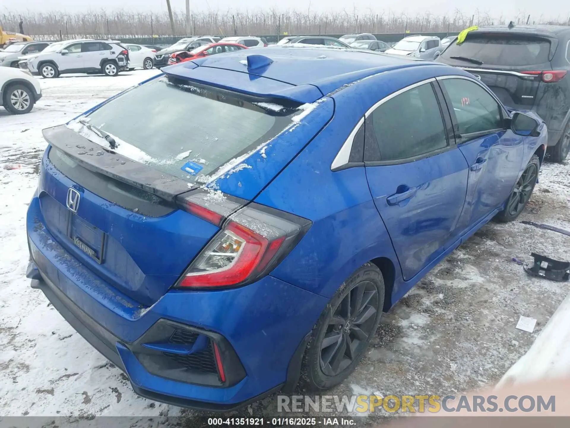4 fotografías del automóvil dañado SHHFK7H64LU406518 HONDA CIVIC 2020