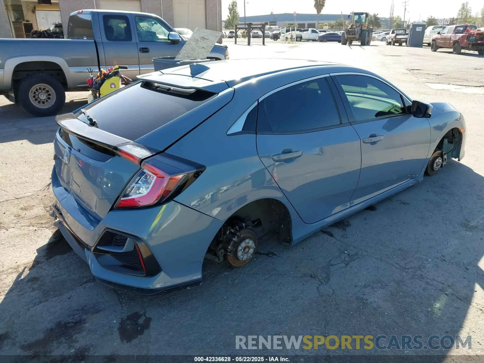 4 fotografías del automóvil dañado SHHFK7H64LU409628 HONDA CIVIC 2020