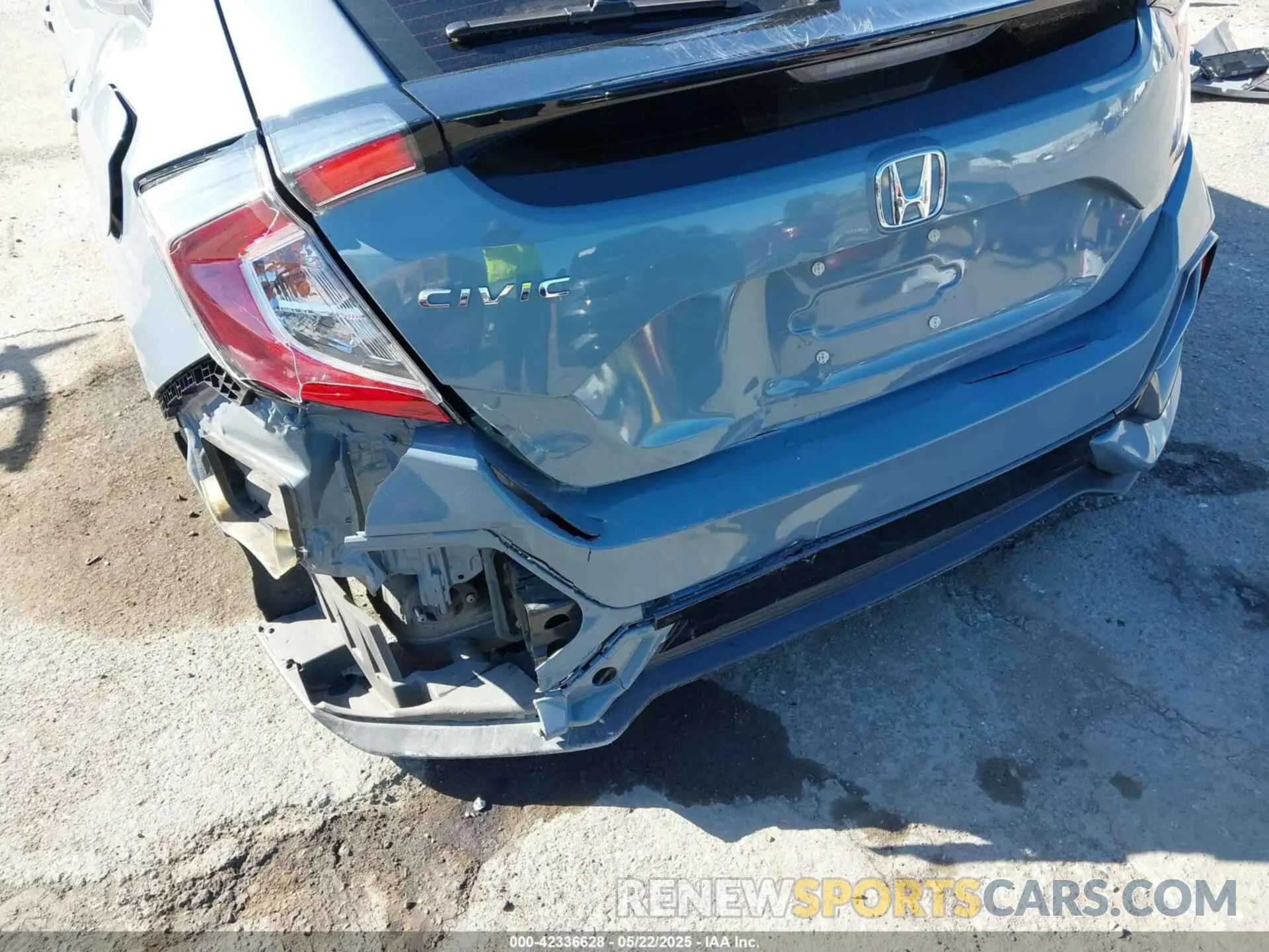 6 fotografías del automóvil dañado SHHFK7H64LU409628 HONDA CIVIC 2020