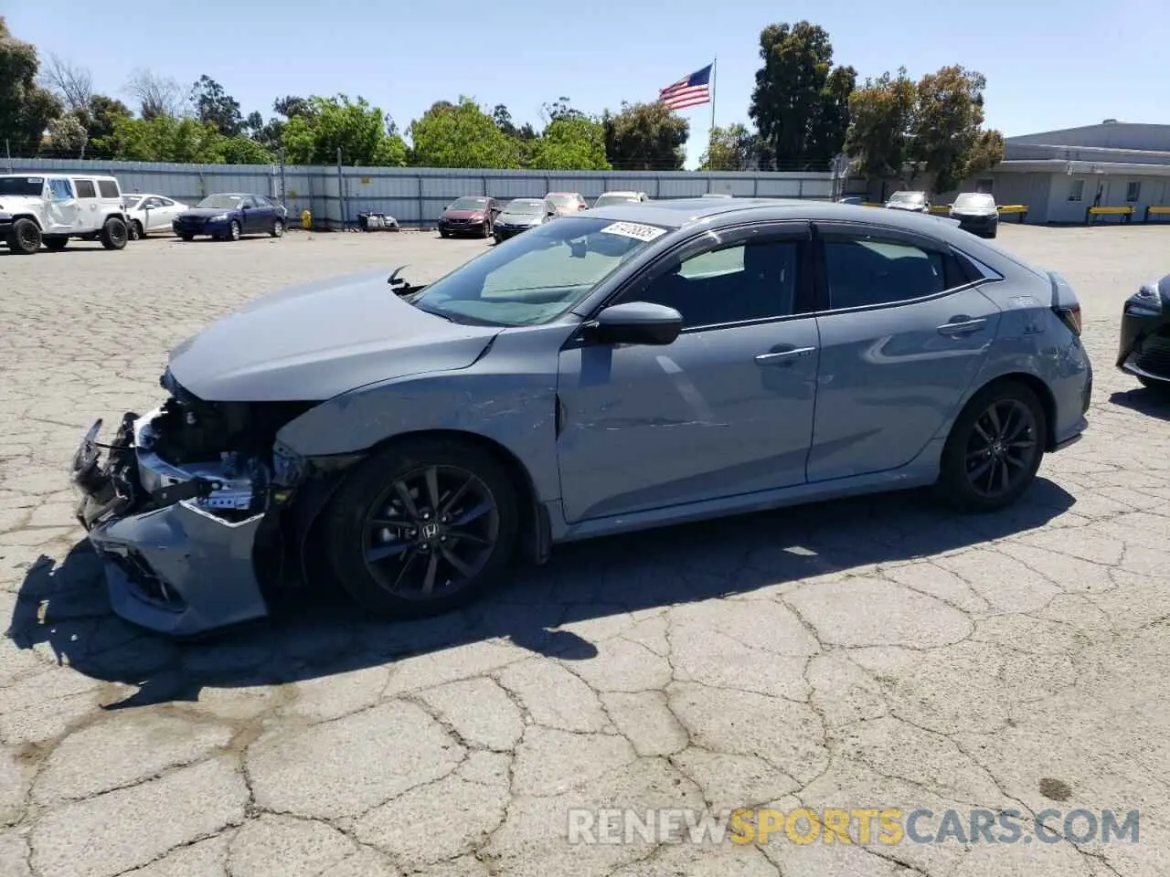 1 fotografías del automóvil dañado SHHFK7H64LU420757 HONDA CIVIC 2020
