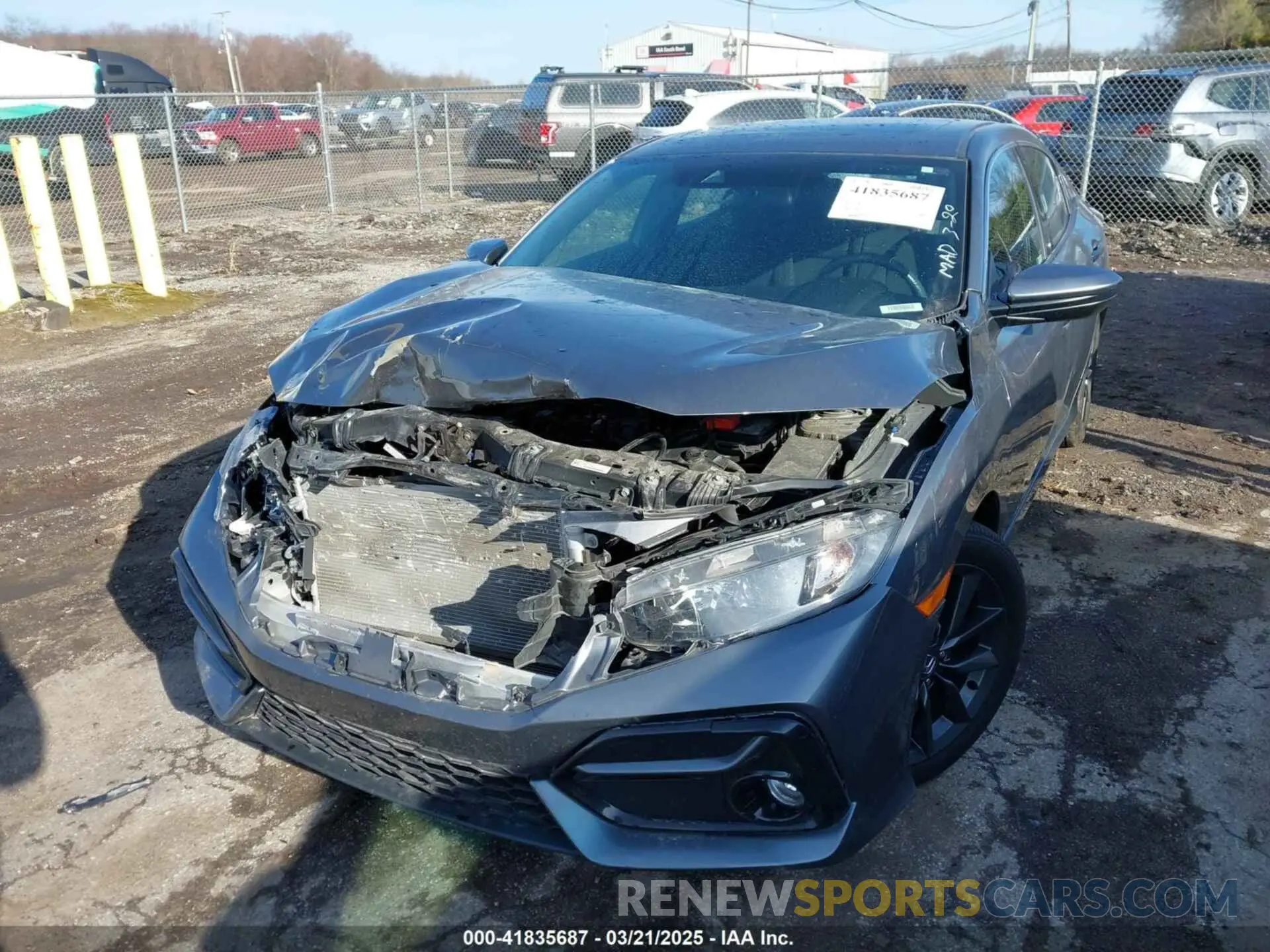 2 fotografías del automóvil dañado SHHFK7H65LU203007 HONDA CIVIC 2020