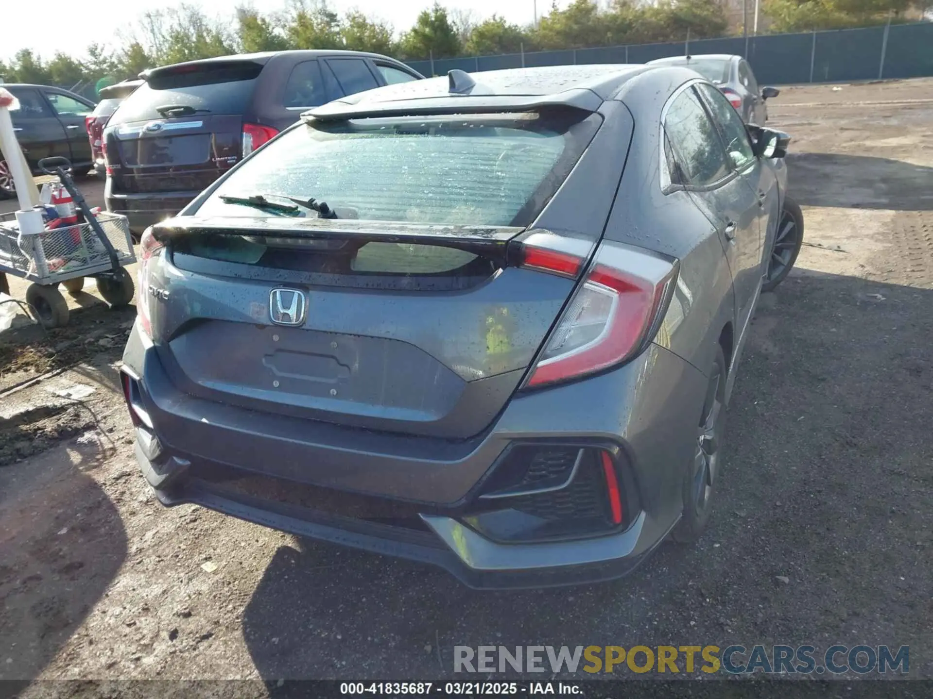 4 fotografías del automóvil dañado SHHFK7H65LU203007 HONDA CIVIC 2020