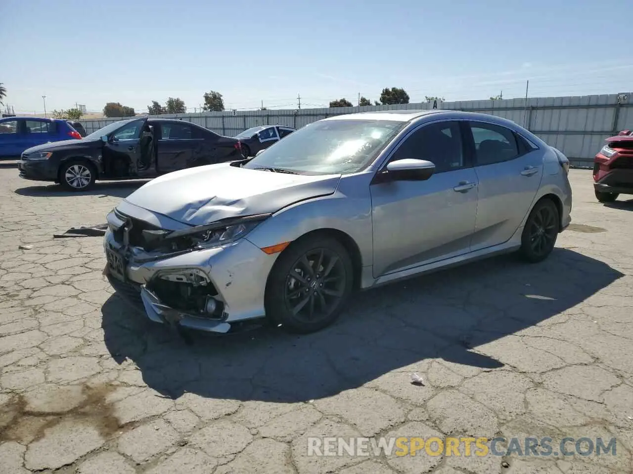 1 fotografías del automóvil dañado SHHFK7H65LU401263 HONDA CIVIC 2020