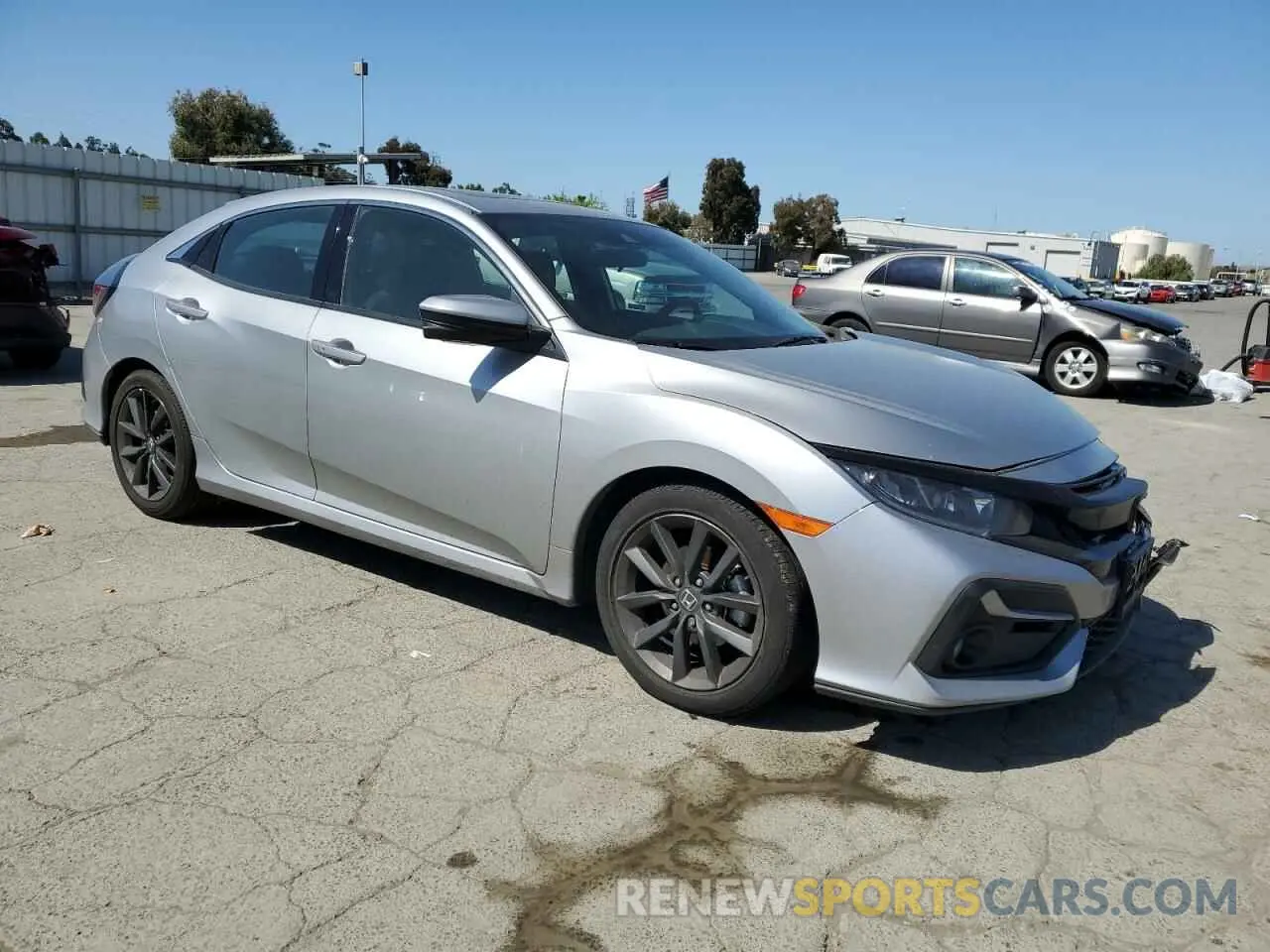 4 fotografías del automóvil dañado SHHFK7H65LU401263 HONDA CIVIC 2020