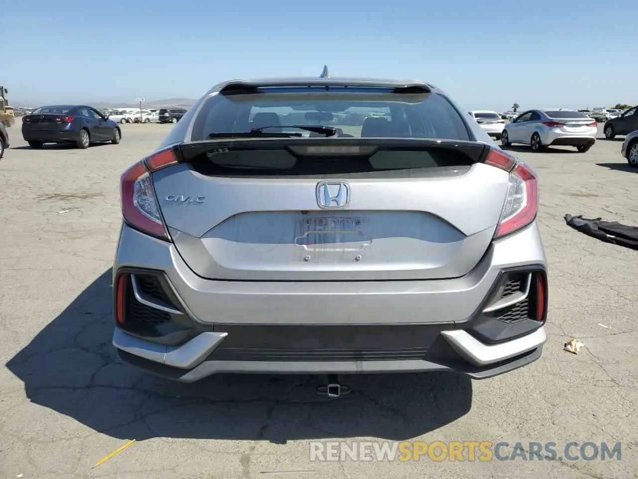 6 fotografías del automóvil dañado SHHFK7H65LU401263 HONDA CIVIC 2020