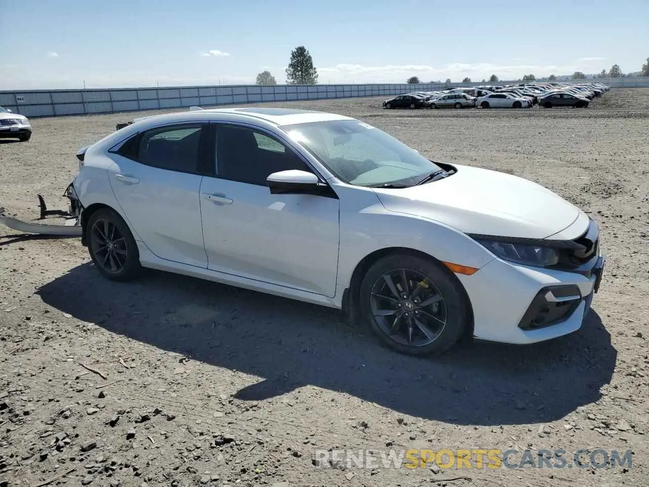4 fotografías del automóvil dañado SHHFK7H65LU417298 HONDA CIVIC 2020