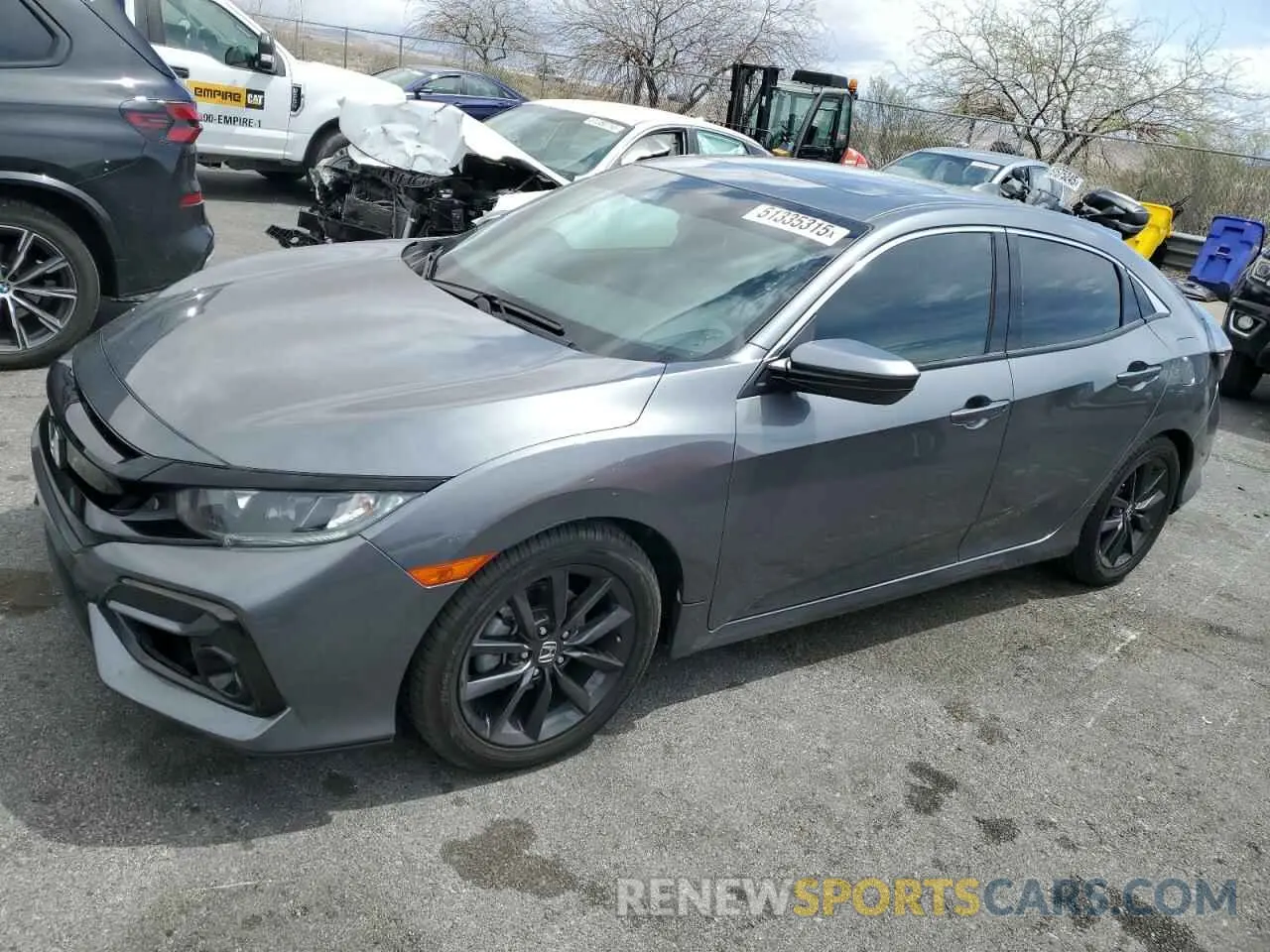 1 fotografías del automóvil dañado SHHFK7H66LU205980 HONDA CIVIC 2020