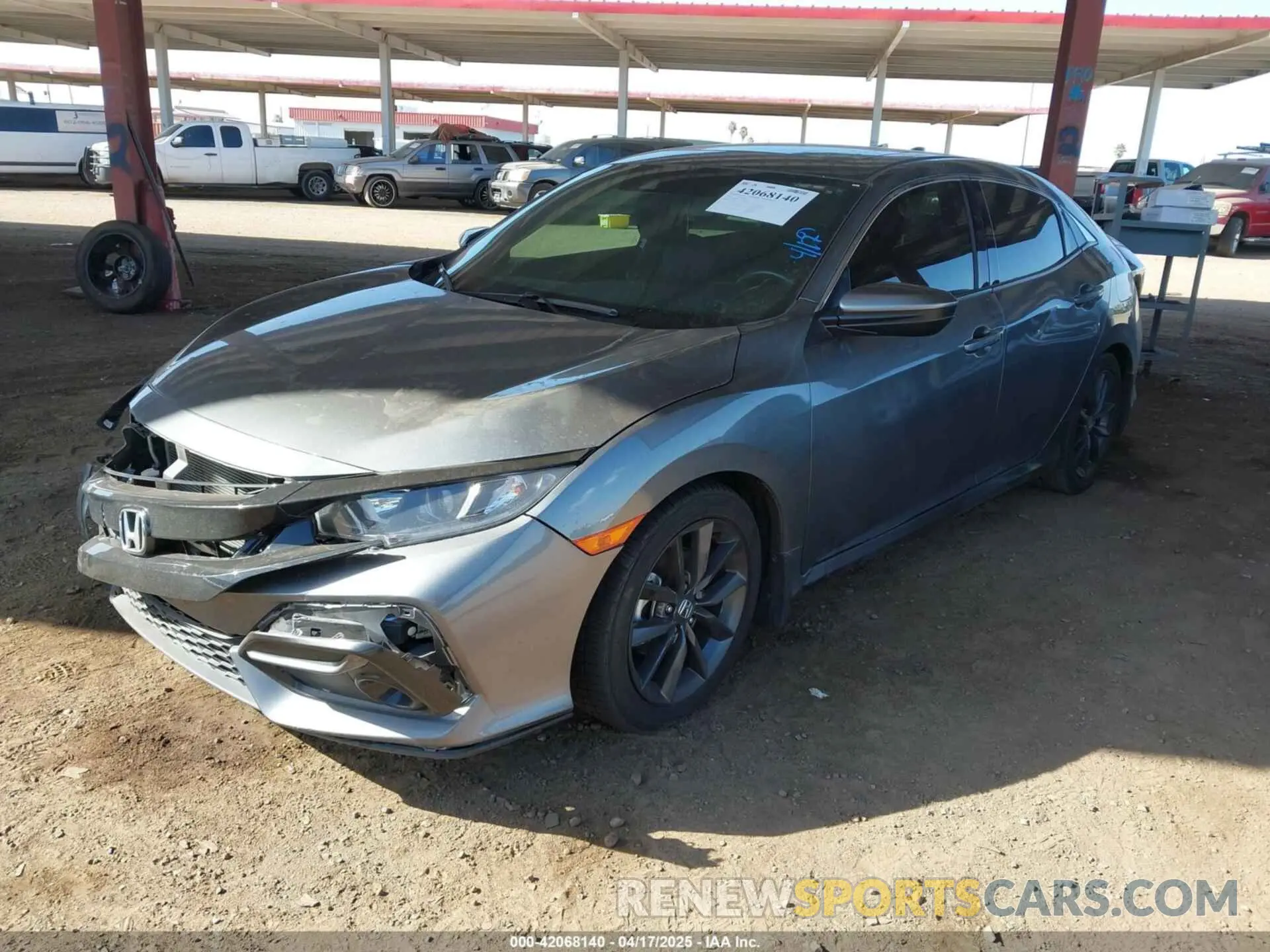 2 fotografías del automóvil dañado SHHFK7H66LU221192 HONDA CIVIC 2020
