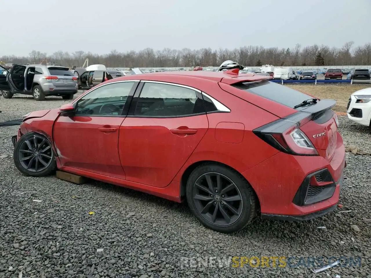 2 fotografías del automóvil dañado SHHFK7H67LU208211 HONDA CIVIC 2020