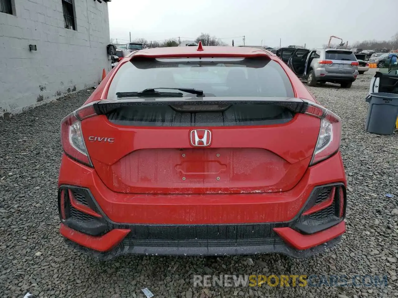 6 fotografías del automóvil dañado SHHFK7H67LU208211 HONDA CIVIC 2020