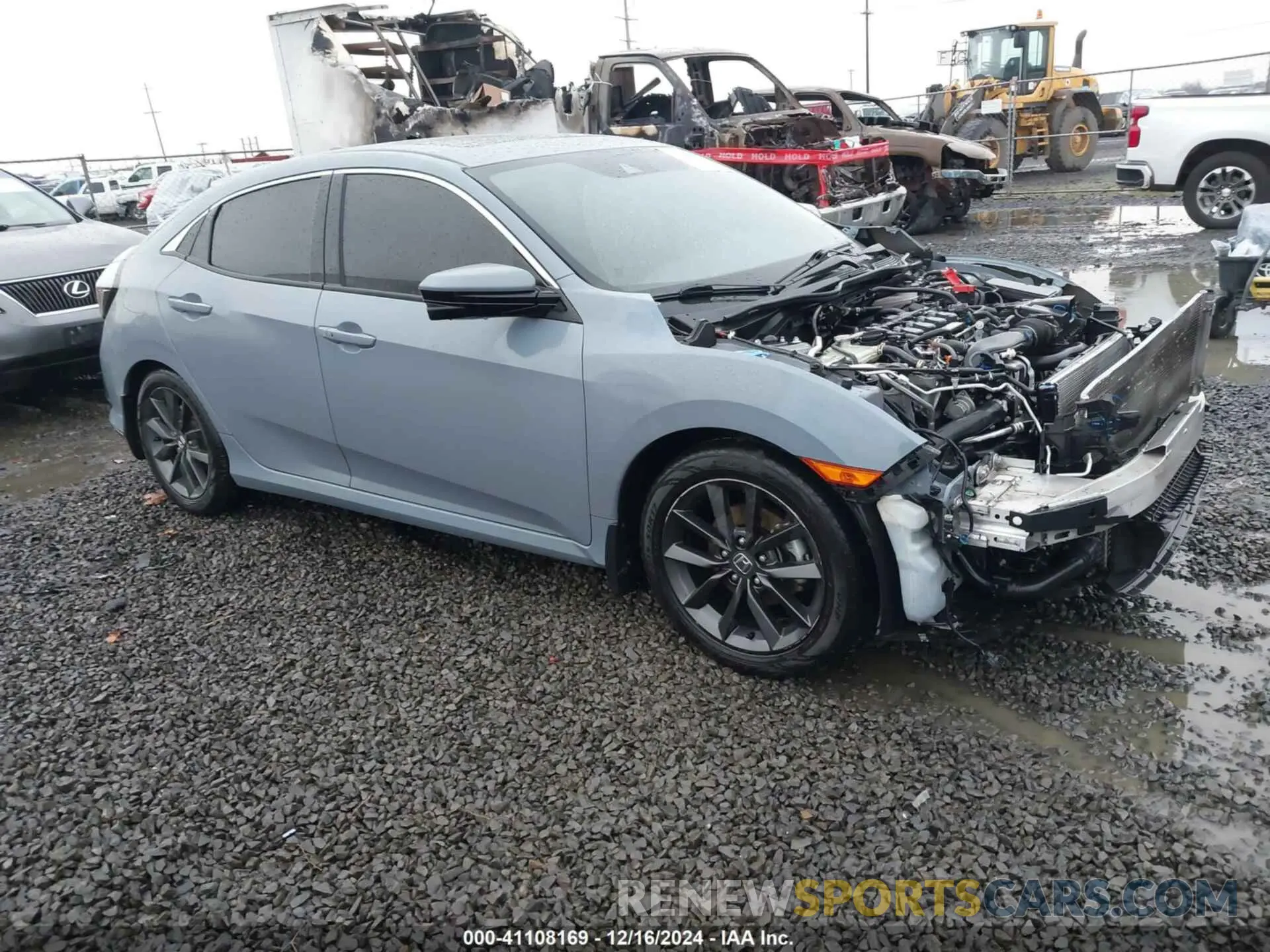 1 fotografías del automóvil dañado SHHFK7H67LU415228 HONDA CIVIC 2020