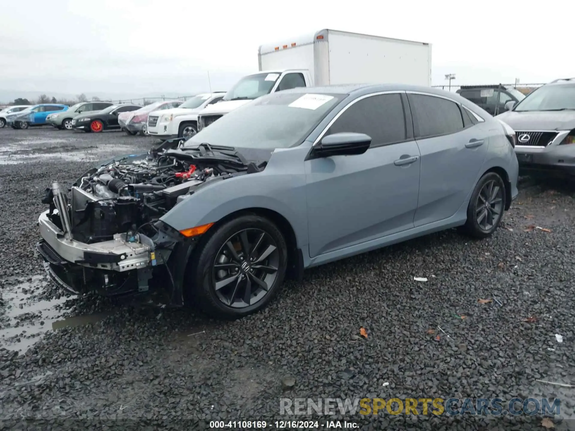 2 fotografías del automóvil dañado SHHFK7H67LU415228 HONDA CIVIC 2020