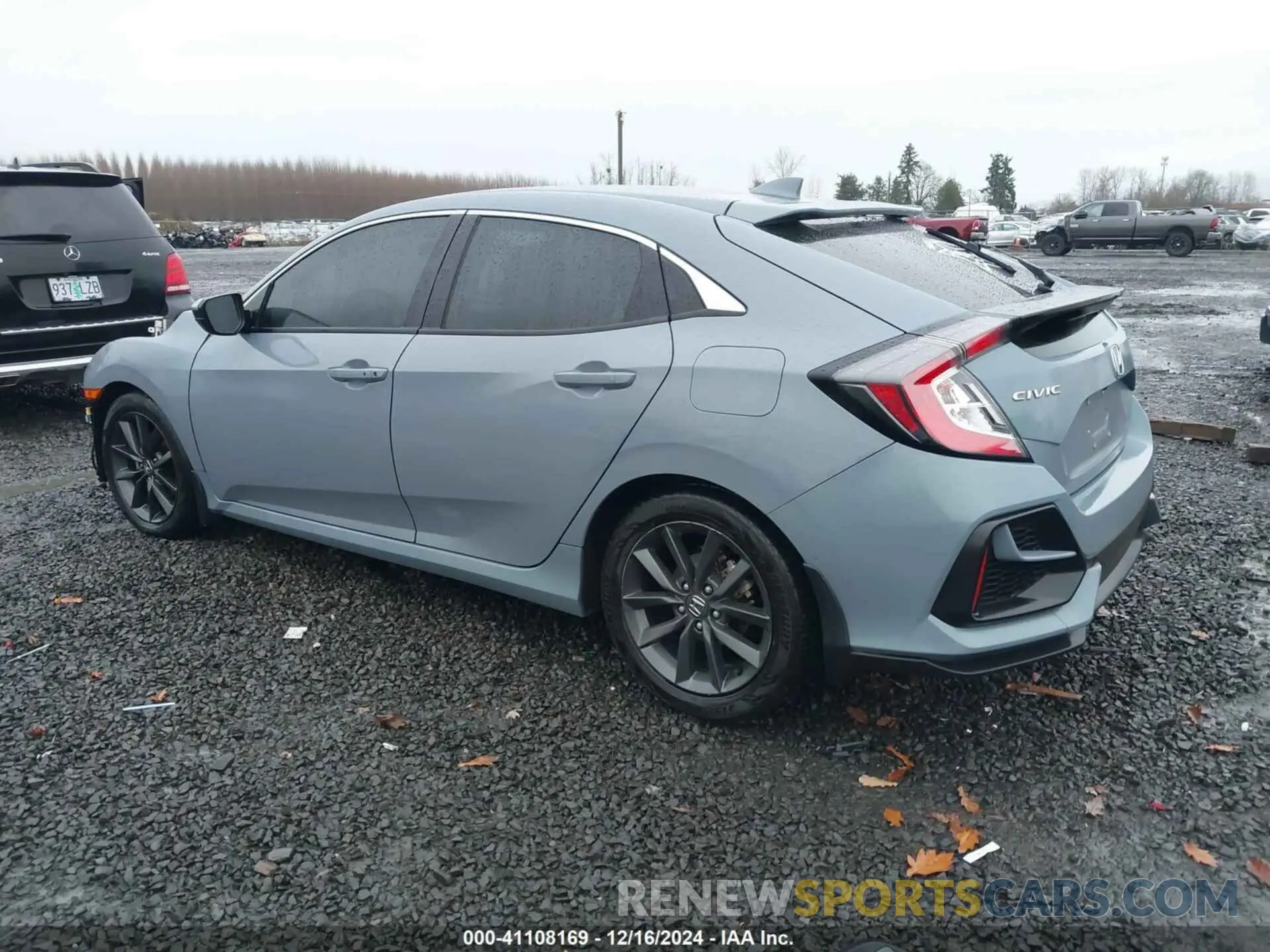 3 fotografías del automóvil dañado SHHFK7H67LU415228 HONDA CIVIC 2020
