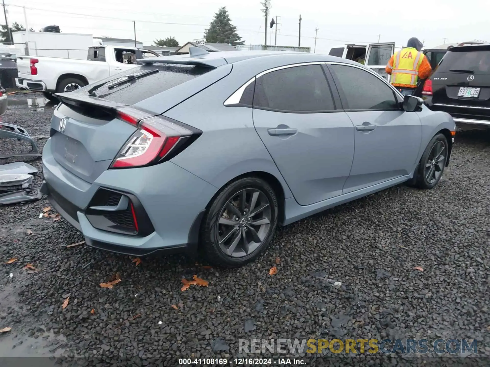 4 fotografías del automóvil dañado SHHFK7H67LU415228 HONDA CIVIC 2020