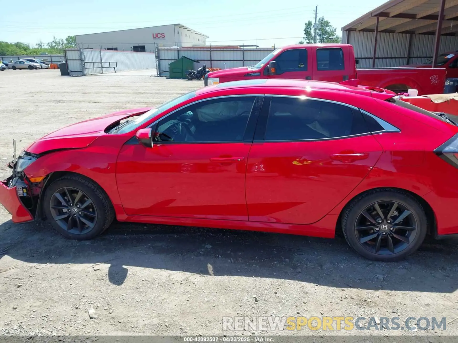 15 fotografías del automóvil dañado SHHFK7H68LU204698 HONDA CIVIC 2020
