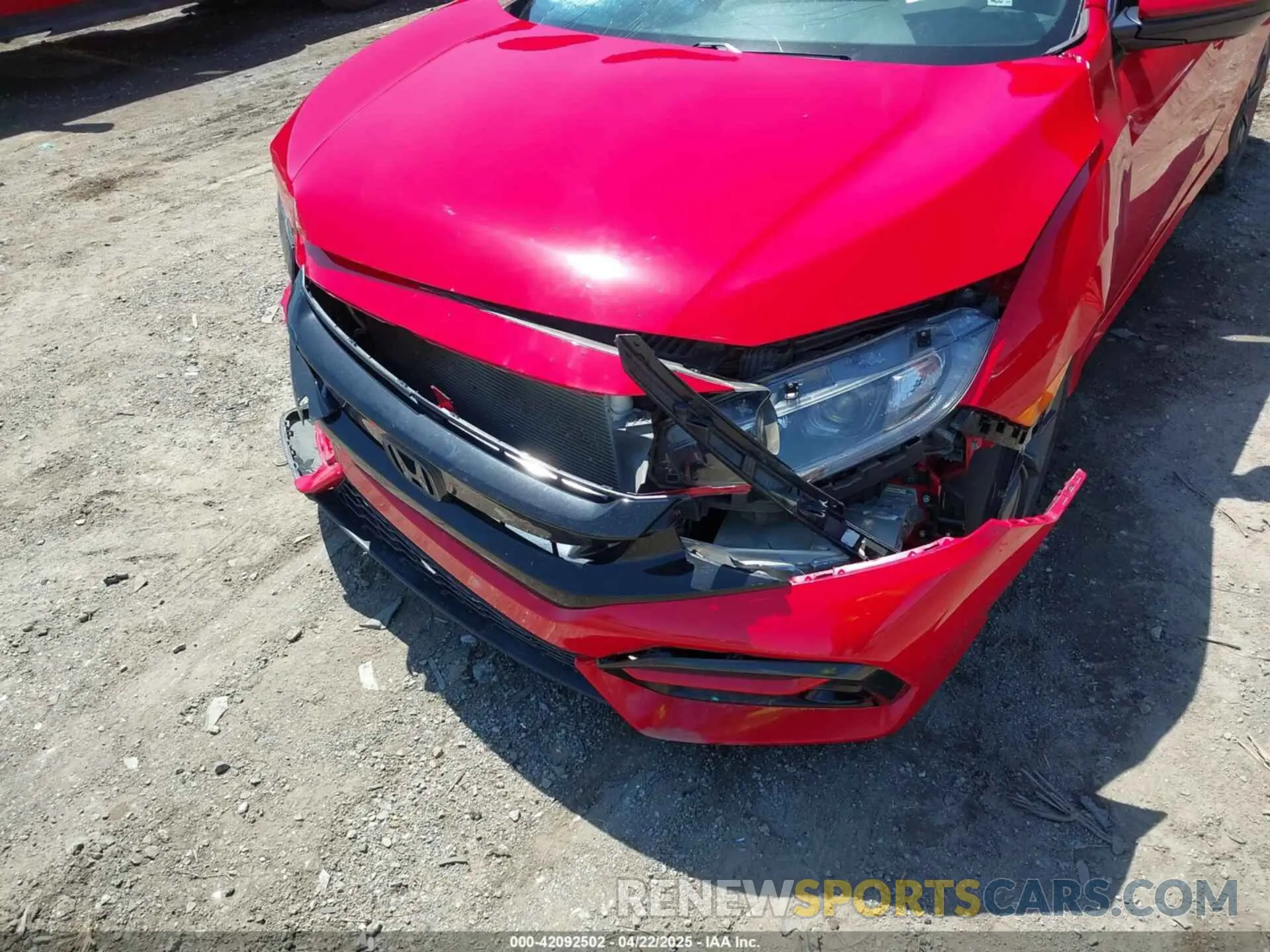 6 fotografías del automóvil dañado SHHFK7H68LU204698 HONDA CIVIC 2020
