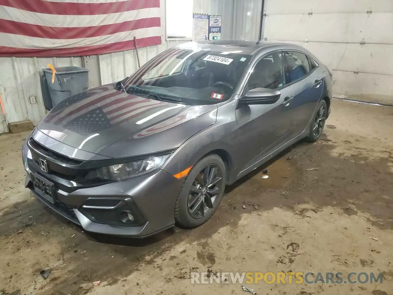 1 fotografías del automóvil dañado SHHFK7H68LU405422 HONDA CIVIC 2020