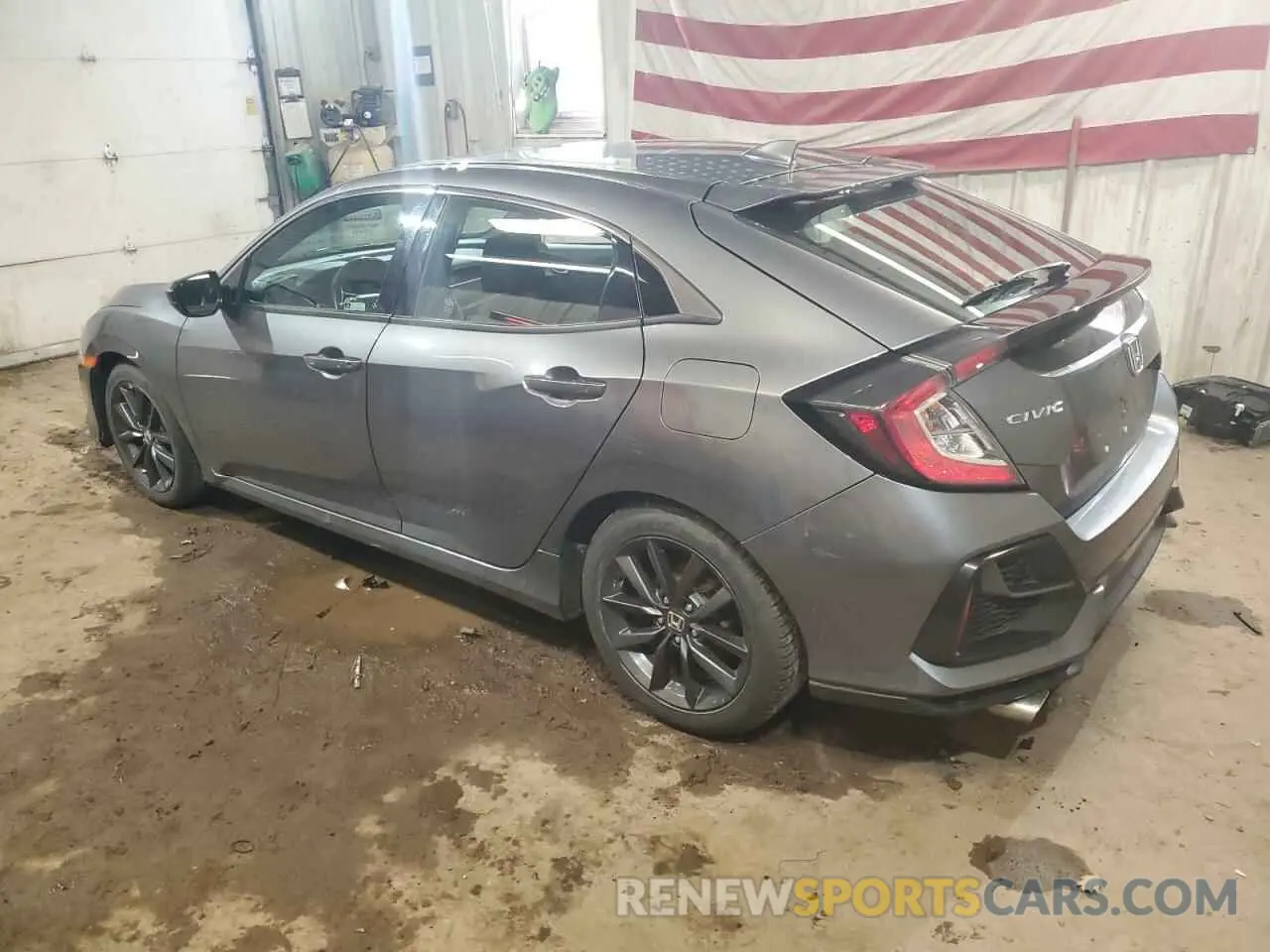 2 fotografías del automóvil dañado SHHFK7H68LU405422 HONDA CIVIC 2020
