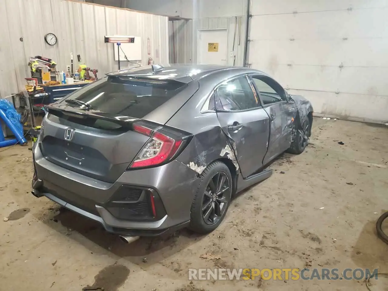 3 fotografías del automóvil dañado SHHFK7H68LU405422 HONDA CIVIC 2020