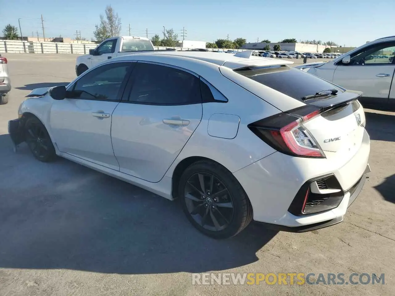 2 fotografías del automóvil dañado SHHFK7H69LU206217 HONDA CIVIC 2020