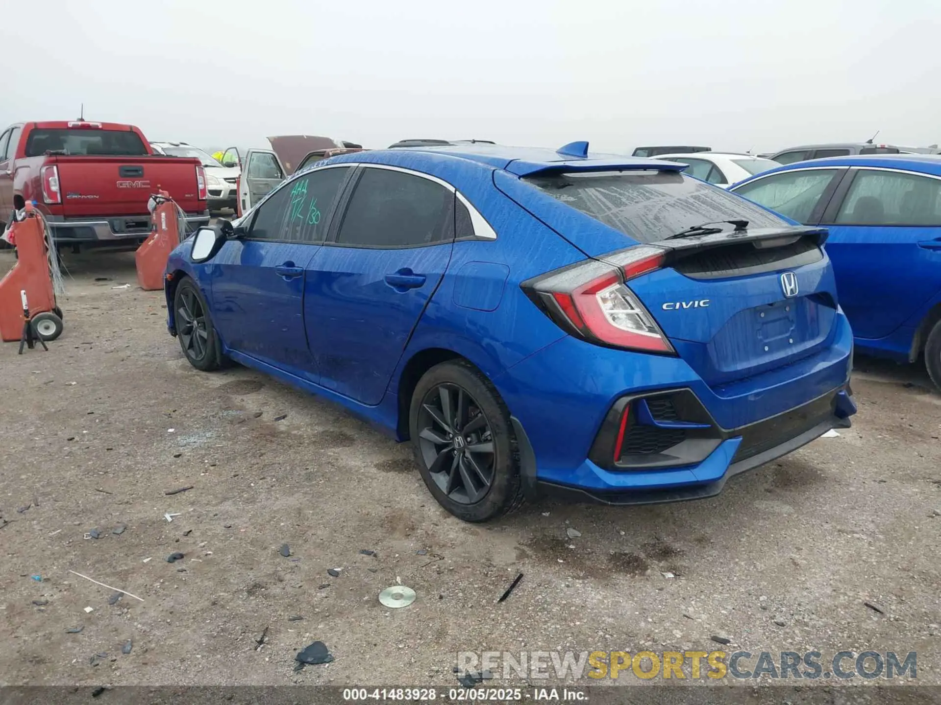 3 fotografías del automóvil dañado SHHFK7H69LU402576 HONDA CIVIC 2020