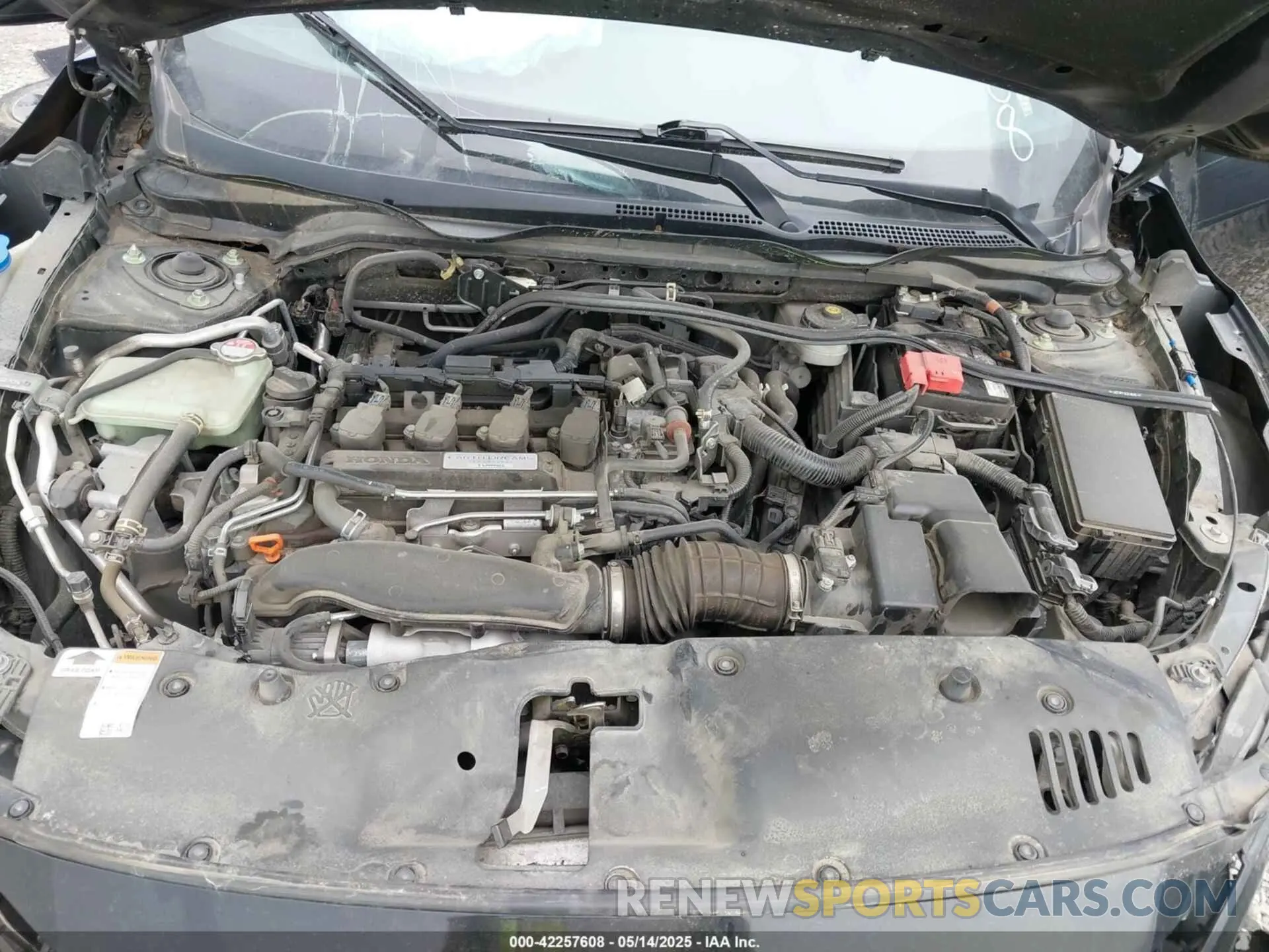 10 fotografías del automóvil dañado SHHFK7H6XLU204458 HONDA CIVIC 2020