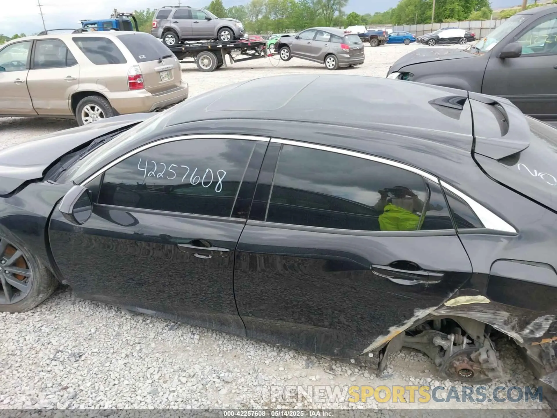 14 fotografías del automóvil dañado SHHFK7H6XLU204458 HONDA CIVIC 2020