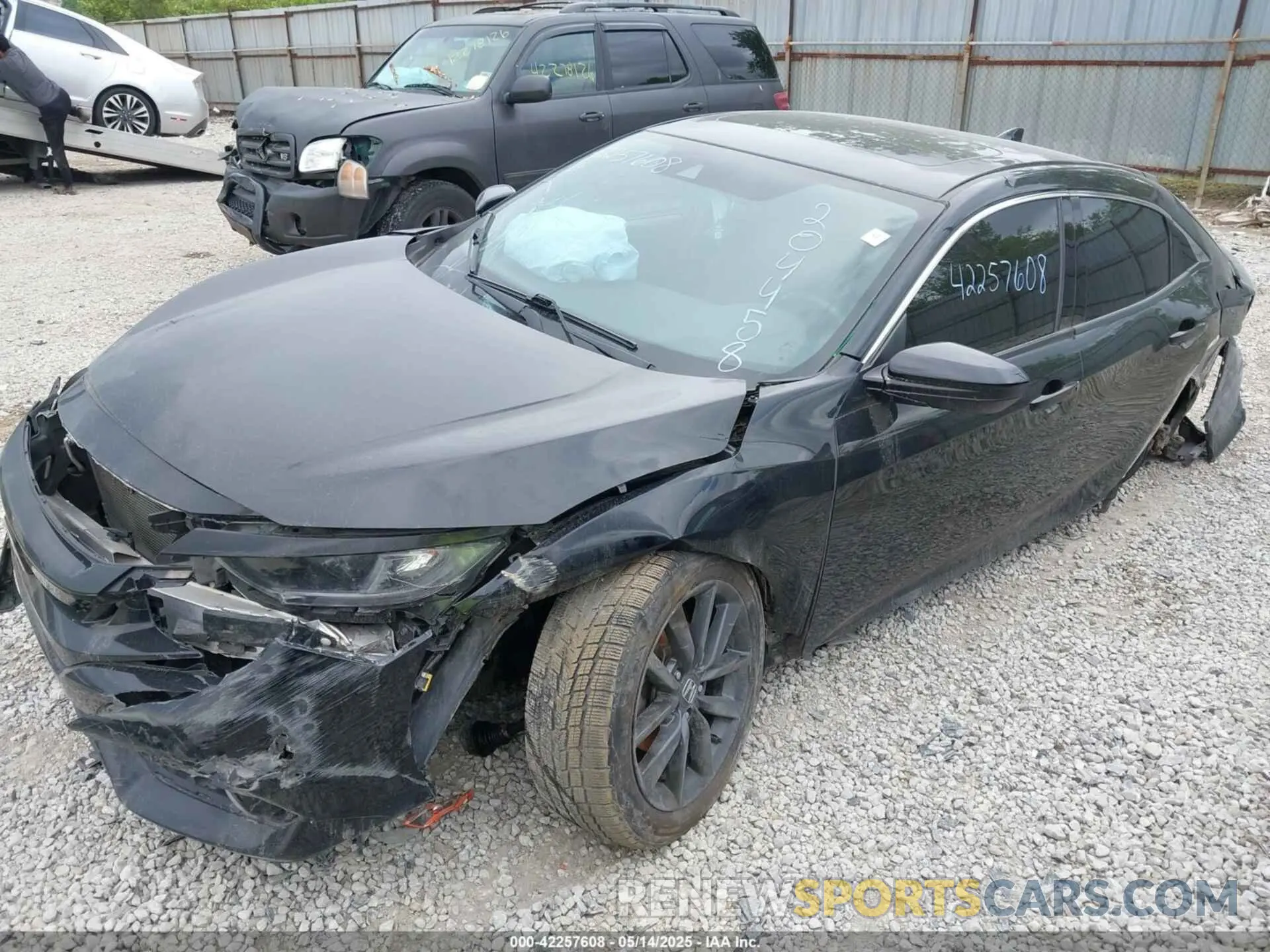 2 fotografías del automóvil dañado SHHFK7H6XLU204458 HONDA CIVIC 2020