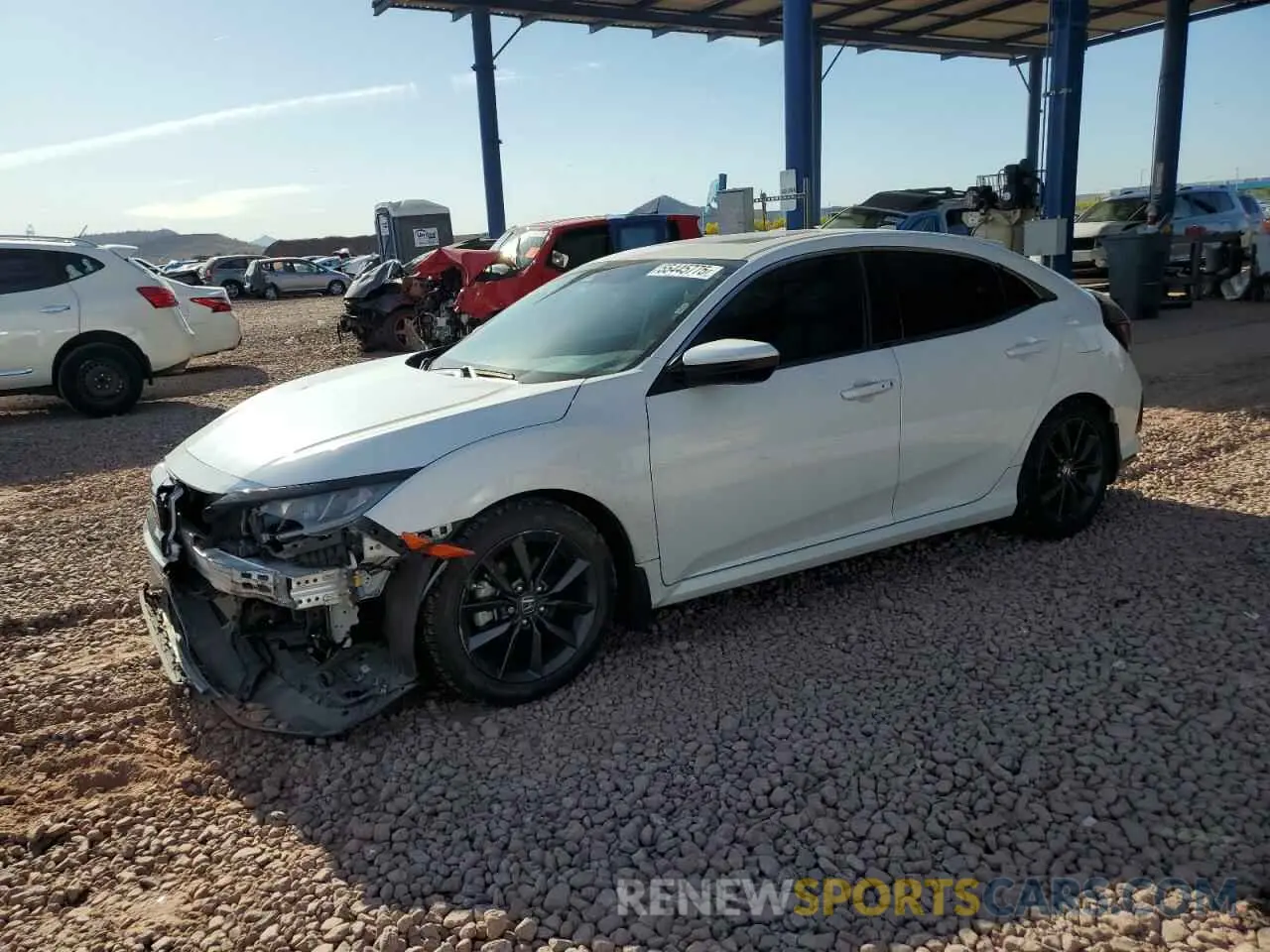 1 fotografías del automóvil dañado SHHFK7H6XLU225598 HONDA CIVIC 2020