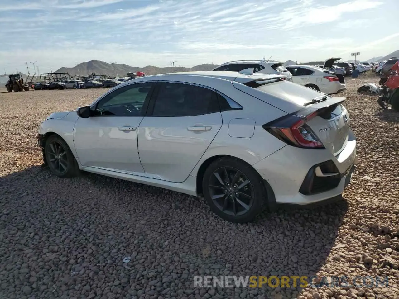 2 fotografías del automóvil dañado SHHFK7H6XLU225598 HONDA CIVIC 2020