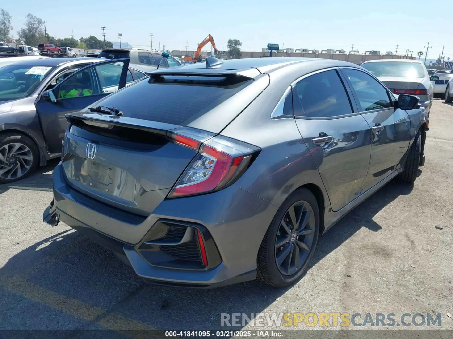 4 fotografías del automóvil dañado SHHFK7H80LU416318 HONDA CIVIC 2020