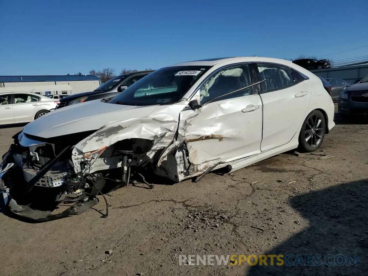 1 fotografías del automóvil dañado SHHFK7H81LU402282 HONDA CIVIC 2020