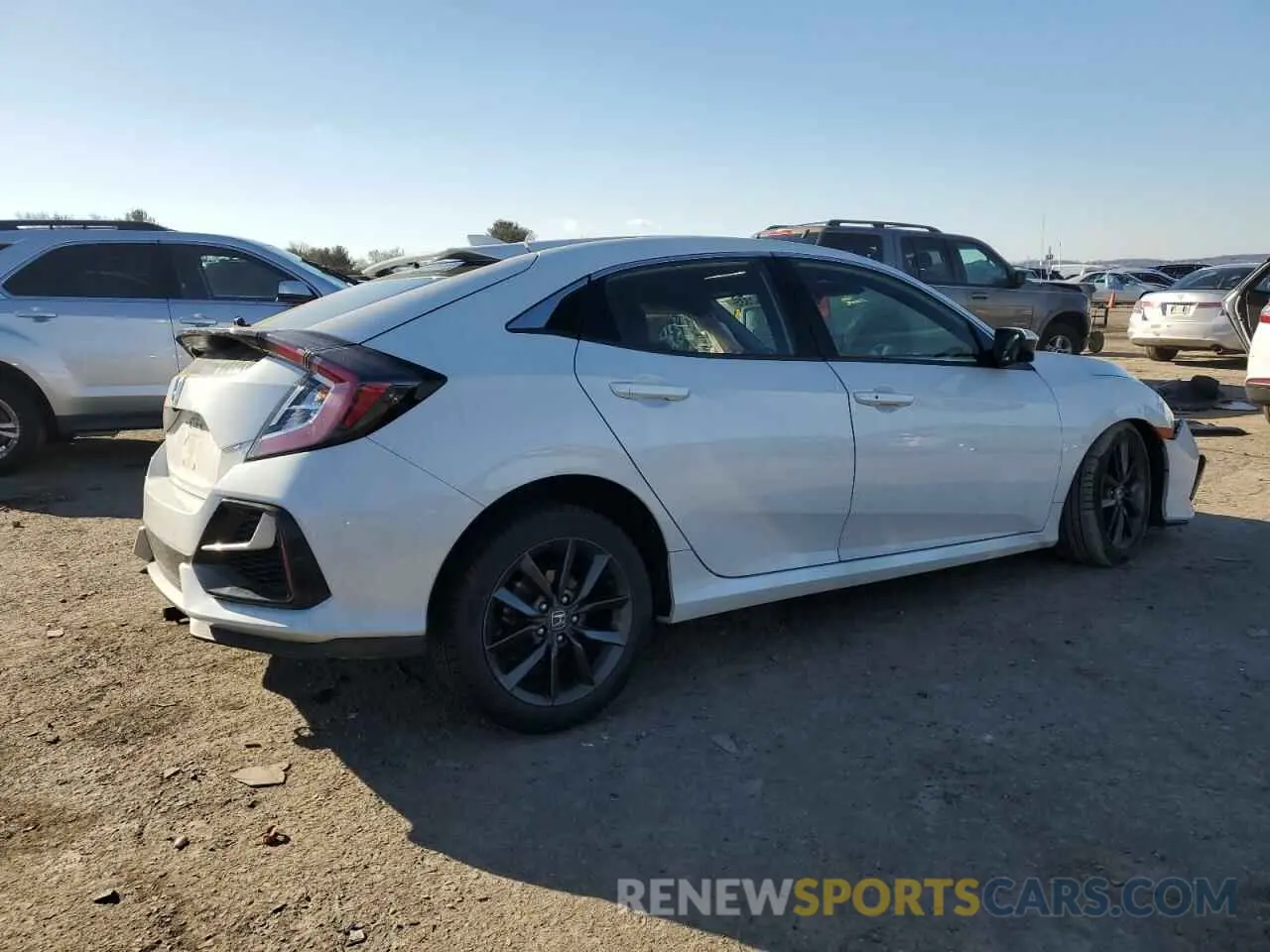 3 fotografías del automóvil dañado SHHFK7H81LU402282 HONDA CIVIC 2020