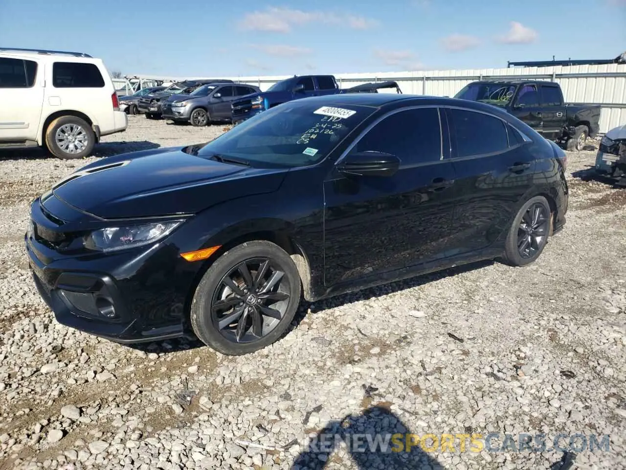 1 fotografías del automóvil dañado SHHFK7H82LU211602 HONDA CIVIC 2020