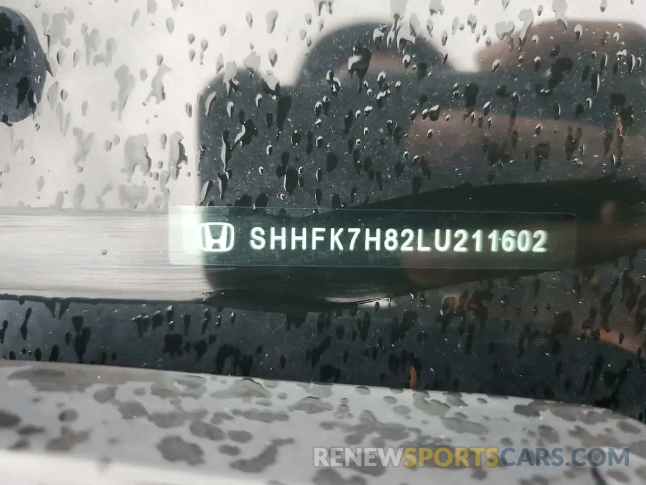 14 fotografías del automóvil dañado SHHFK7H82LU211602 HONDA CIVIC 2020
