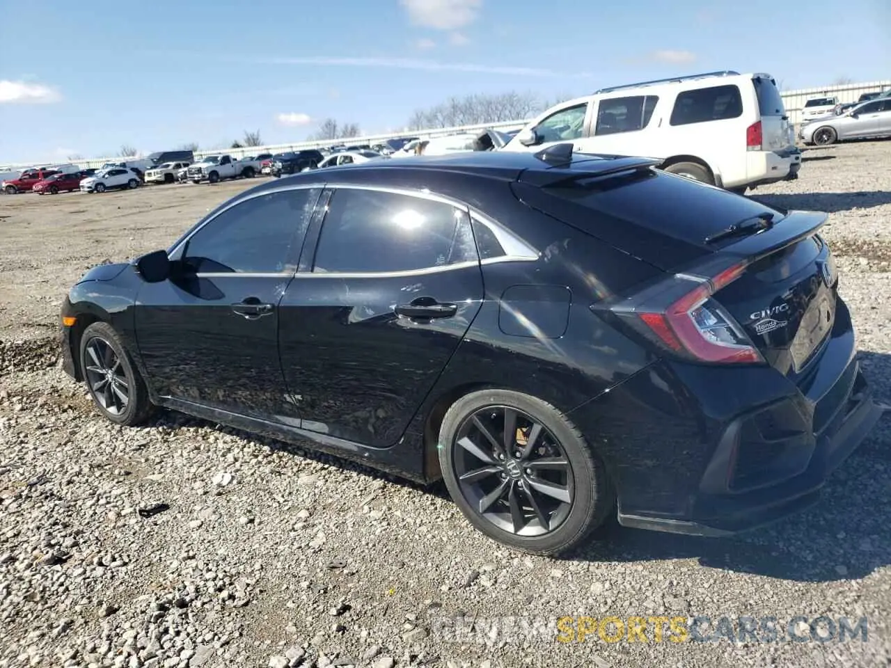 2 fotografías del automóvil dañado SHHFK7H82LU211602 HONDA CIVIC 2020