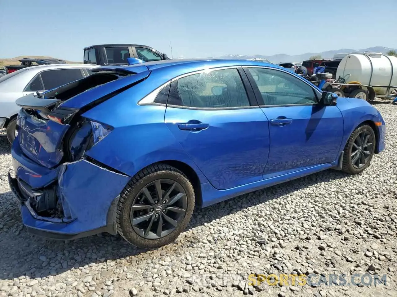 3 fotografías del automóvil dañado SHHFK7H83LU218994 HONDA CIVIC 2020